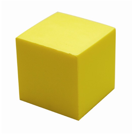 Coloured Stress Cubes Yellow